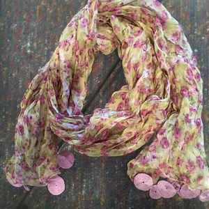 Floral scarf